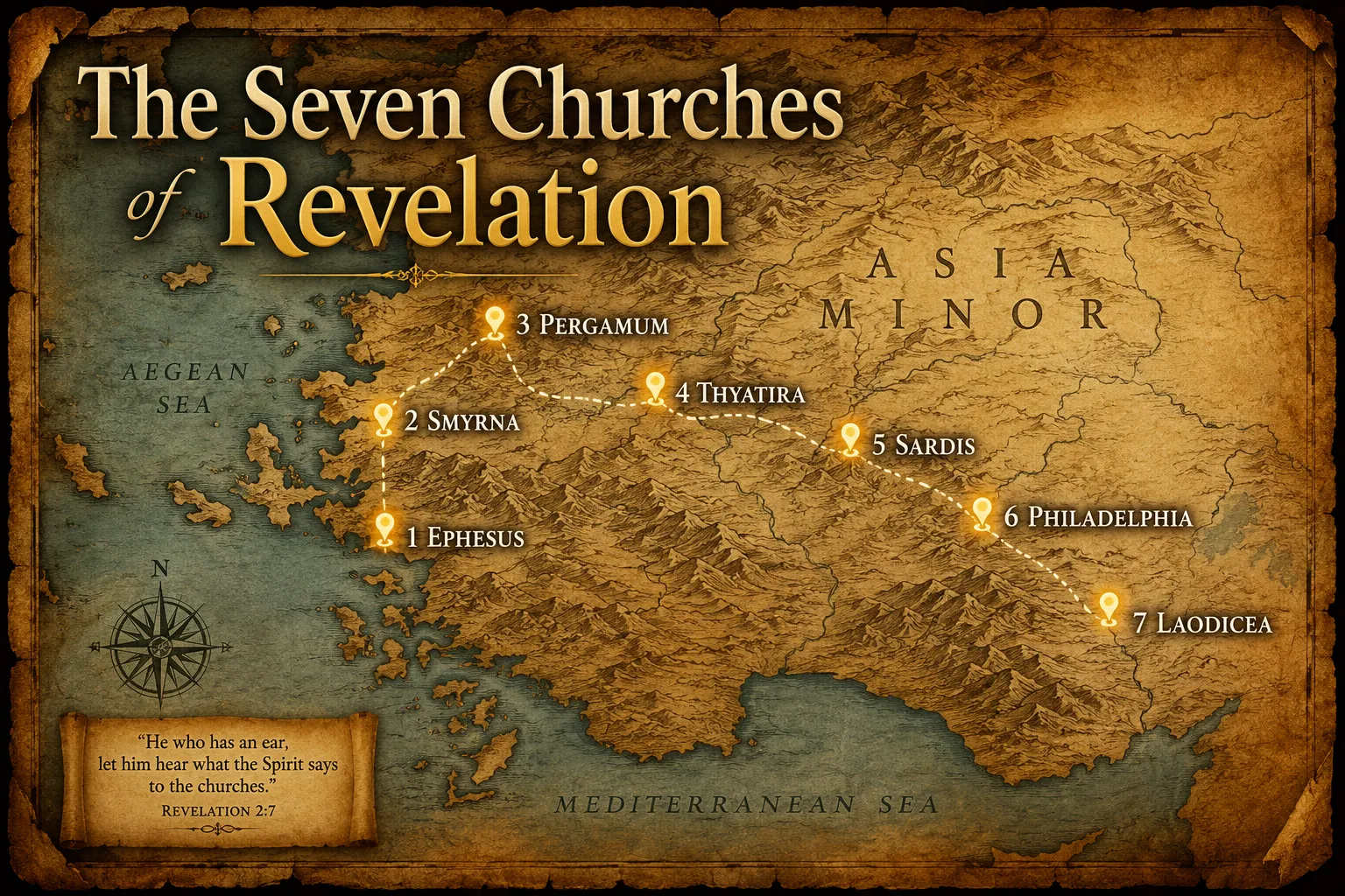 Walking the Seven Churches of Revelation